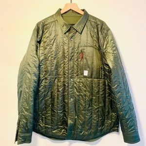 NWOT Topo Designs: Green XL Reversible Insulated Jacket